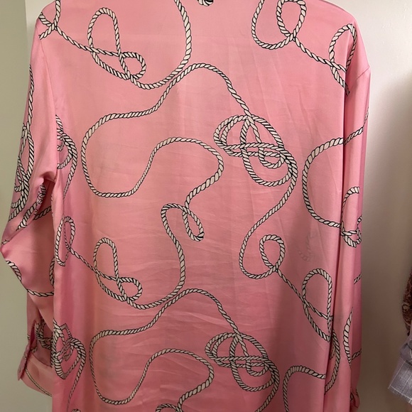 Zara pink and white button up - Picture 2 of 2